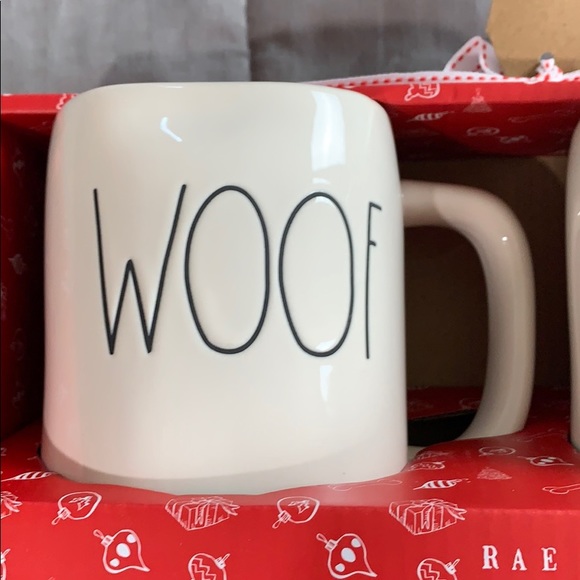 Rae Dunn Christmas Mug Woof & Bark Mug Set - Picture 2 of 5